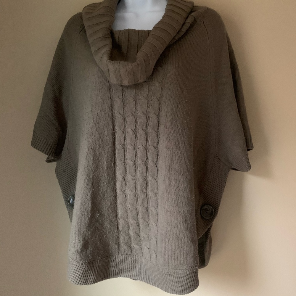 Limited cowl neck poncho